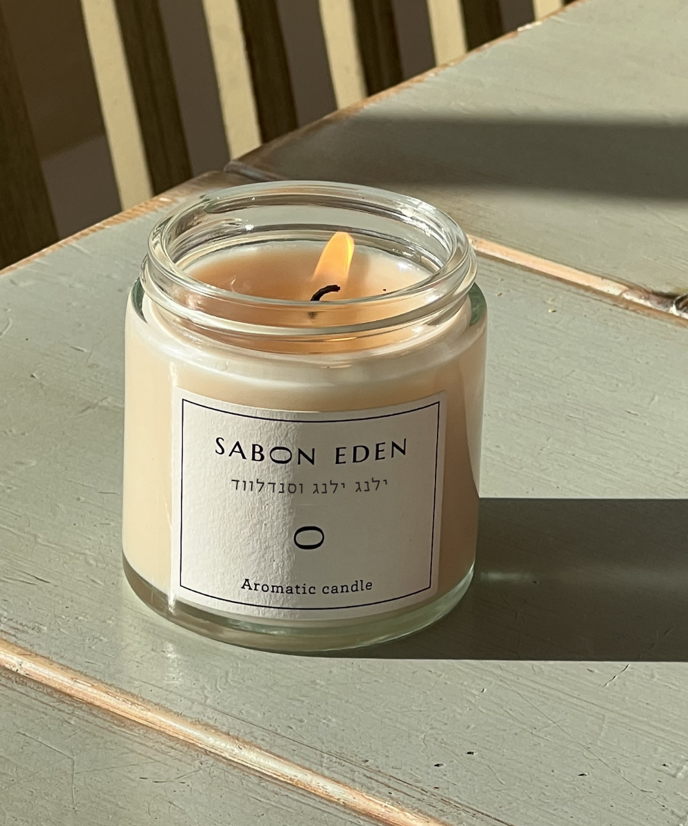 נר ריחני ילנג ילנג וסנדלווד